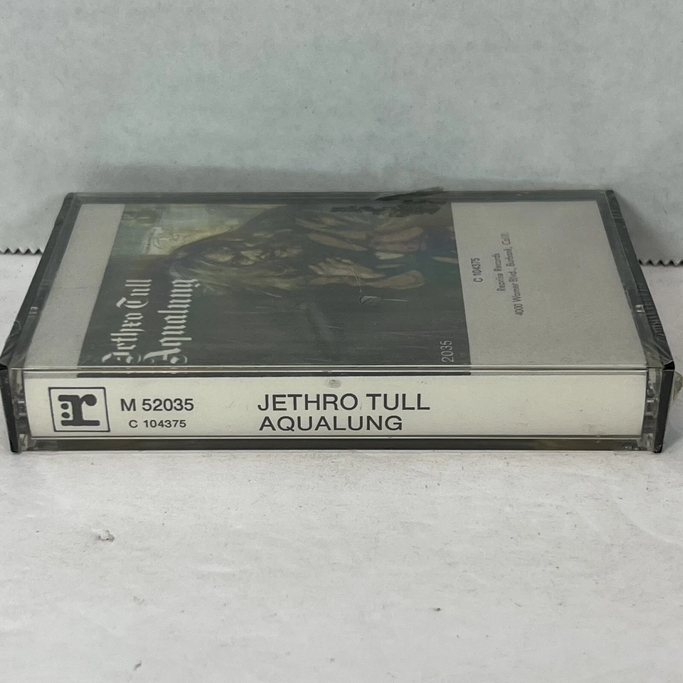 JETHRO TULL AQUALUNG CASSETTE TAPE NEW SEALED NO BARCODE M 52035 C 104375 - Image 3 of 4