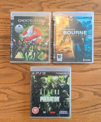 PS3 Film Spielepaket - Ghostbusters, Bourne Conspiracy & Aliens V Predator