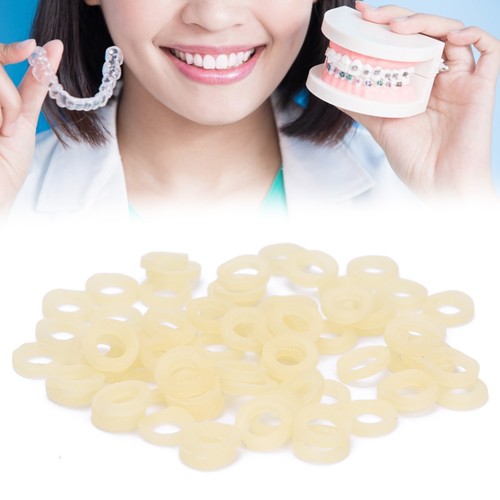 •́1/8 Inch 100pcs / Bag Orthodontic Rubber Bands Elastic Rubberbands For Brac - Picture 11 of 12