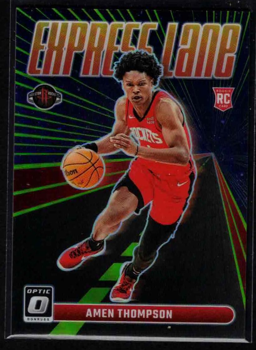 2023-24 Donruss Optic #2 Amen Thompson Express Lane Holo