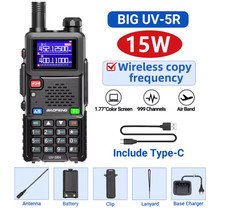Baofeng UV-5RH PRO MAX Tri Power 15W Air Band Ham Two-Way Radio Walkie Talkie UK