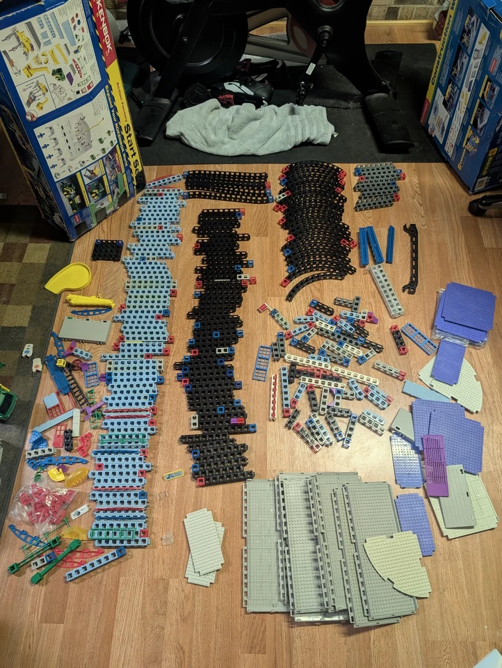 Lote ENORME Sistema Rokenbok Vintage. 6 vehículos. 2 grúas. 50 libras VER FOTOS Foto 4 de 4