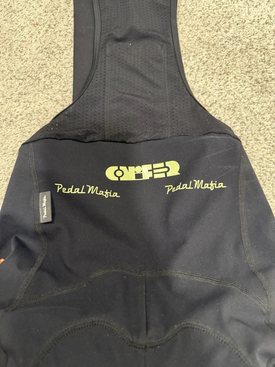 Pedal Mafia Cycling Bib Shorts Conifer Hope Size XS Black Padded