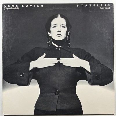 Lene Lovich - Stateless Stiff LP Epic JE-36102 NM 1979 White Promo Electronic
