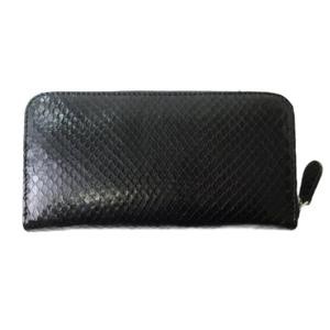 GARRA Python Leather Long Wallet Wallet Round Zip… - image 9