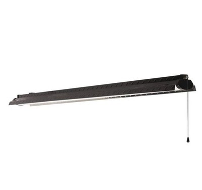 Cooper Lighting Metalux Series Shop Light 50W 4' - 4200 Lumen, 4000K, Black