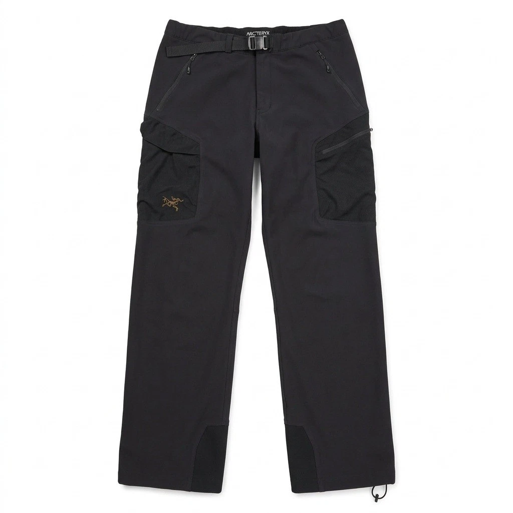 Men's Arc'teryx Gamma AR Softshell Hiking Pants Black Gorpcore FLAW