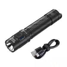 Edc 3300 Lumens Led Usb-c Rechargeable Tactical Flashlight