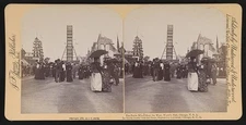 The Ferris Wheel from the west, World's Fair, Chicago, USA c1900 Old Photo