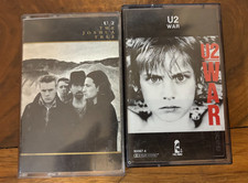 U2 Cassette Lot of 2 - The Joshua Tree - War