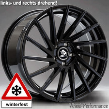 18 Zoll UX9 Alufelgen 8x18 5x120 ET45 schwarz gl�nzend f�r BMW