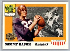 #88 Sammy Baugh 2001 Topps Archives TCU Horned Frogs