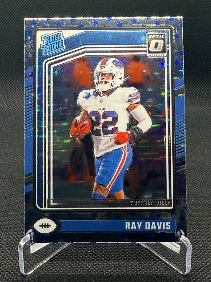 2024 Panini Donruss Optic Ray Davis Rated Rookie Stars  Prizm #283 Bills RC SP