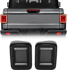 Smoked Cover Tunnel Tail Lights Compatible with 2020-2026 Jeep Gladiator JT ONL