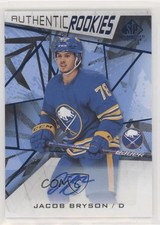 2021 Upper Deck SP Game Used Authentic Rookies Blue Jacob Bryson #177 Auto 0pz2