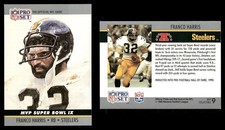 1990 Pro Set Franco Harris #9 HOF Steelers Super Bowl IX MVP NFL Football Card