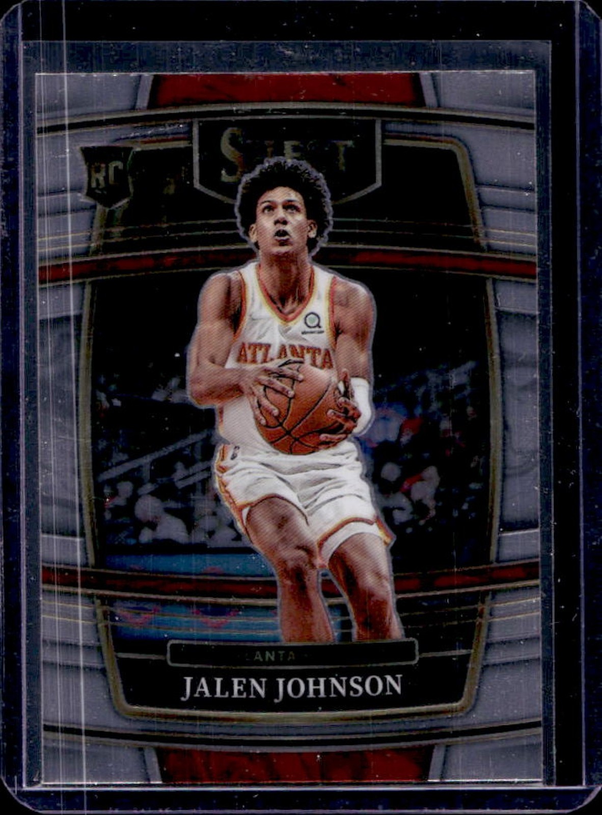 2021-22 Panini Select Jalen Johnson RC Rookie Concourse #17 Hawks