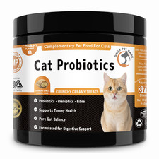 Cat Probiotics Chews – 3B CFU, Gut Health, Digestive Support, Chicken Flavour