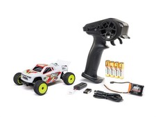 Losi Micro-T 1/28 2WD RTR Stadium Truck White Remote Control RC Car LOS-1392T1