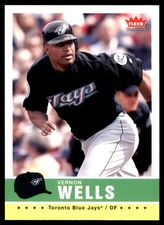 Vernon Wells 2006 Fleer Tradition #33 Blue Jays MLB READ FREE SHIP AutographDen
