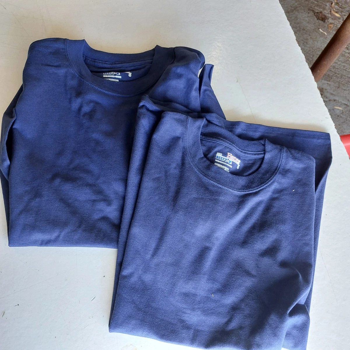 T-shirt Vintage Hanes Beefy-T BMX Ciclismo 1996 - Bianca Taglia XL - Punto Singolo - Foto 3