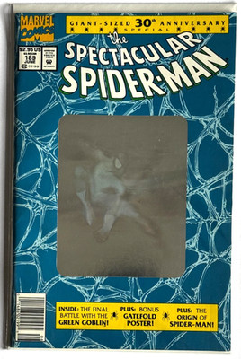 SPIDER-MAN - Comic Book #189 Hologram Cover Marvel Comics 1992 No.189. VF+ 8.5