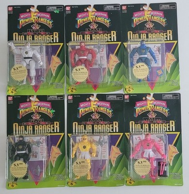 Power Rangers Versión 2 Mighty Morphine White Ranger Figura de acción, 5 pulgadas