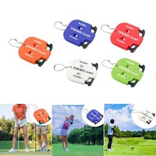 Golf Stroke Counter Square 2 Player with Key Chain for Sports Competitions