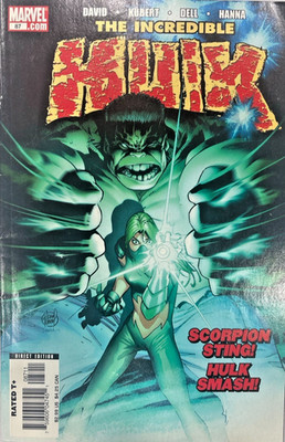 Marvel Incredible Hulk #87 Comic Book 2006 Kubert Cover Scorpion Sting