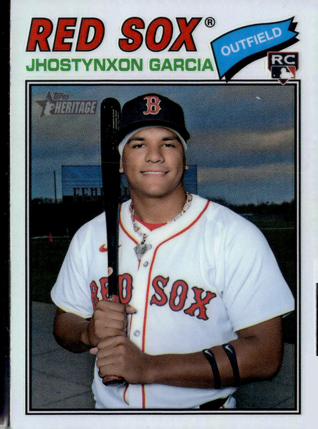 2026 Topps Heritage #112 Jhostynxon Garcia Chrome Refractors
