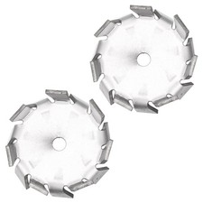 Pair Dispersing Disc, 50mm / 1.97" 304 Steel Impeller with 6mm Shaft Hole
