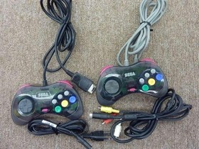 SEGA Saturn Skeleton Clear Console HST-3220 Limited Units From Japan