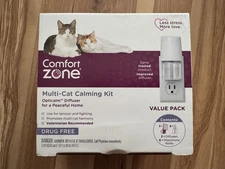 Comfort Zone Multi Cat Calming Kit Value Pack (3 Diffusers, 6 Refills) - New