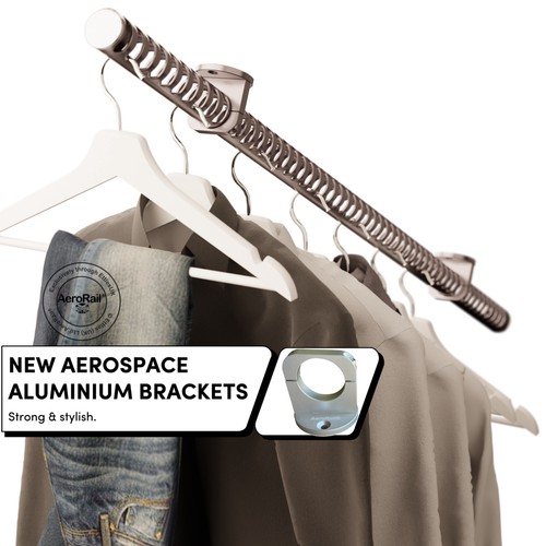 AeroRail® Sloping Ceiling Hanging Rail:Classic Edition: 1metre length - Picture 7 of 15