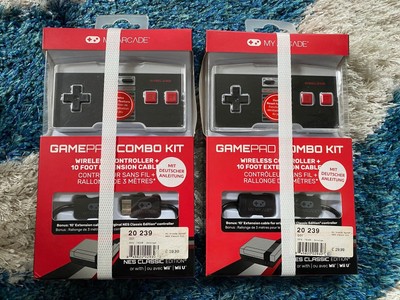 My Arcade GamePad Combo Kit for NES Wii Wii U  Wireless Controller Nintendo