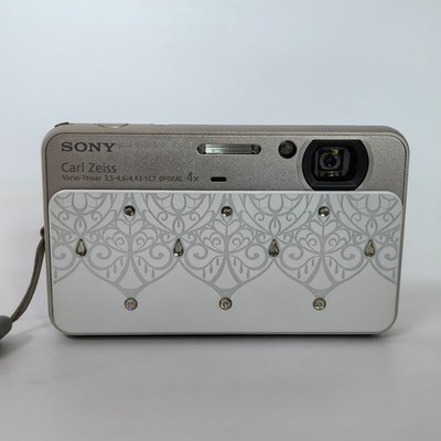 Sony Cyber-Shot DSC-T110D 16.1MP 4x Optical Zoom Digital Still Camera & Battery