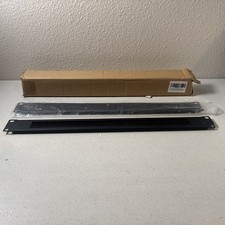 2 Pcs 19 Inch Brush Cable Manager 1U for AV/Network/IT/Server Rack