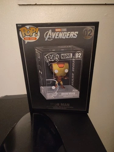 Funko Pop Die Cast Marvel Avengers #02 Iron Man Exclusice Diecast Vinyl SEALED