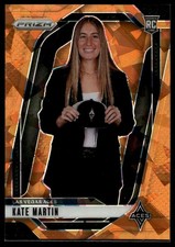 2024 Panini Prizm WNBA #148 Kate Martin Ice Orange Prizms RC