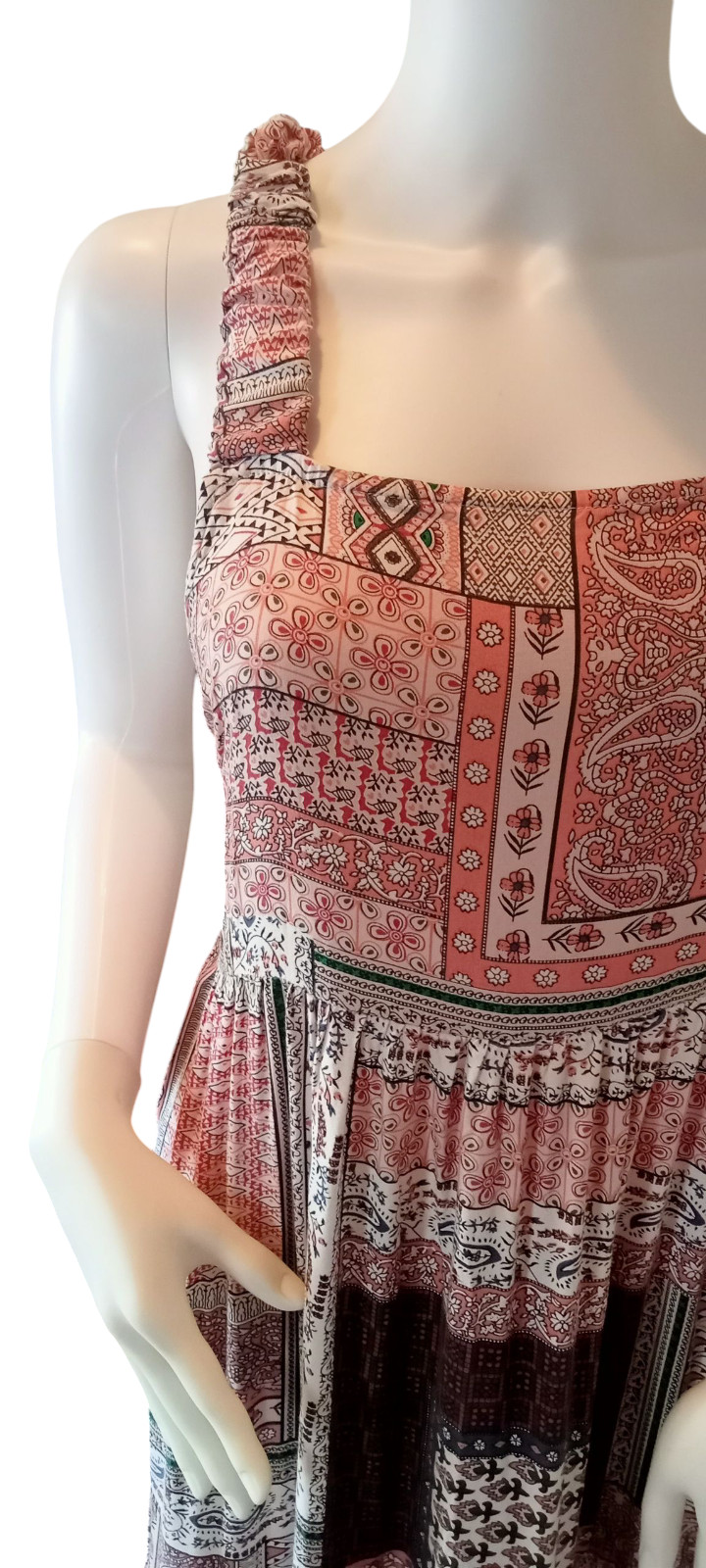 💜 ASOS 》VIOLET ROMANCE Patchwork Print Cross-bac… - image 5