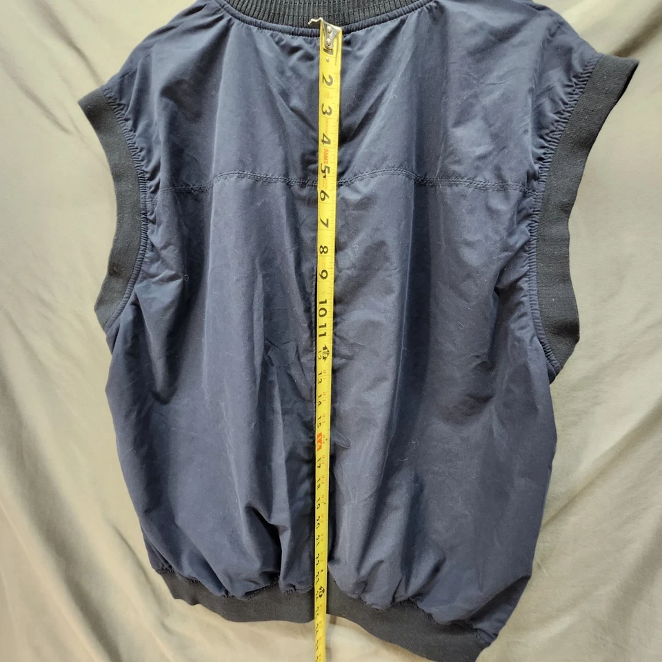 Chaleco Pullover Vintage Equipo Para Deportes Grande Forrado Rompevientos Resistente al Agua Foto 4 de 4