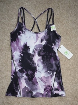 New Womens Gaiam Tank Top XS Sports Bra Activewear OM Dri Yoga