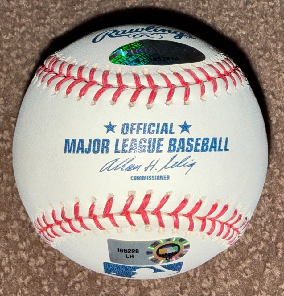 Cal Ripken Autographed CAL RIPKEN JR Signed Auth Official MLB Baseball Ironclad MLB Inscribed ...