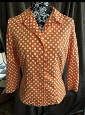 Vintage Mary Hayes Of California Size 8 Women’s Polka Dot Pantsuit