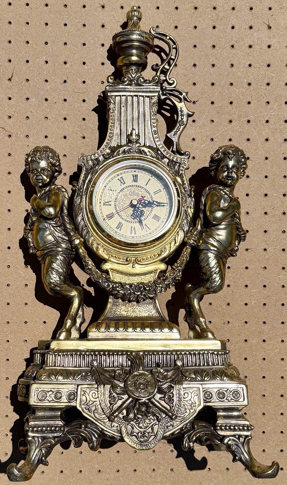 Crosa Design Toscano Grande Chateau Beaumont Clock Table Man