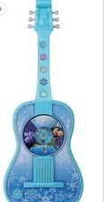 Guitarra Frozen Toy Azul con Pantalla de Disco Niños Música Play