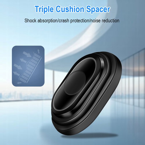 10X Car Accessories Door Anti-Shock Silicone Pad Shock-Absorbing Thicken Gasket - Foto 4 di 14