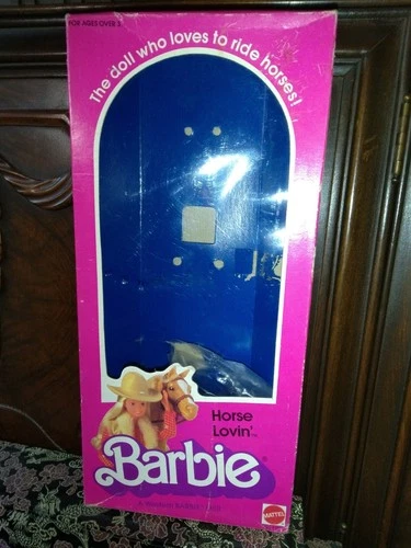 EMPTY BOX PLEASE READ CAREFULLY Vintage 1982 Mattel Barbie Skipper Horse Lovin