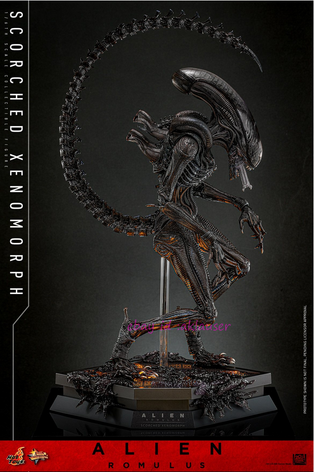 Hot Toys 1/6 Mms784 1/6 Alien: Romulus Scorched Xenomorph Action