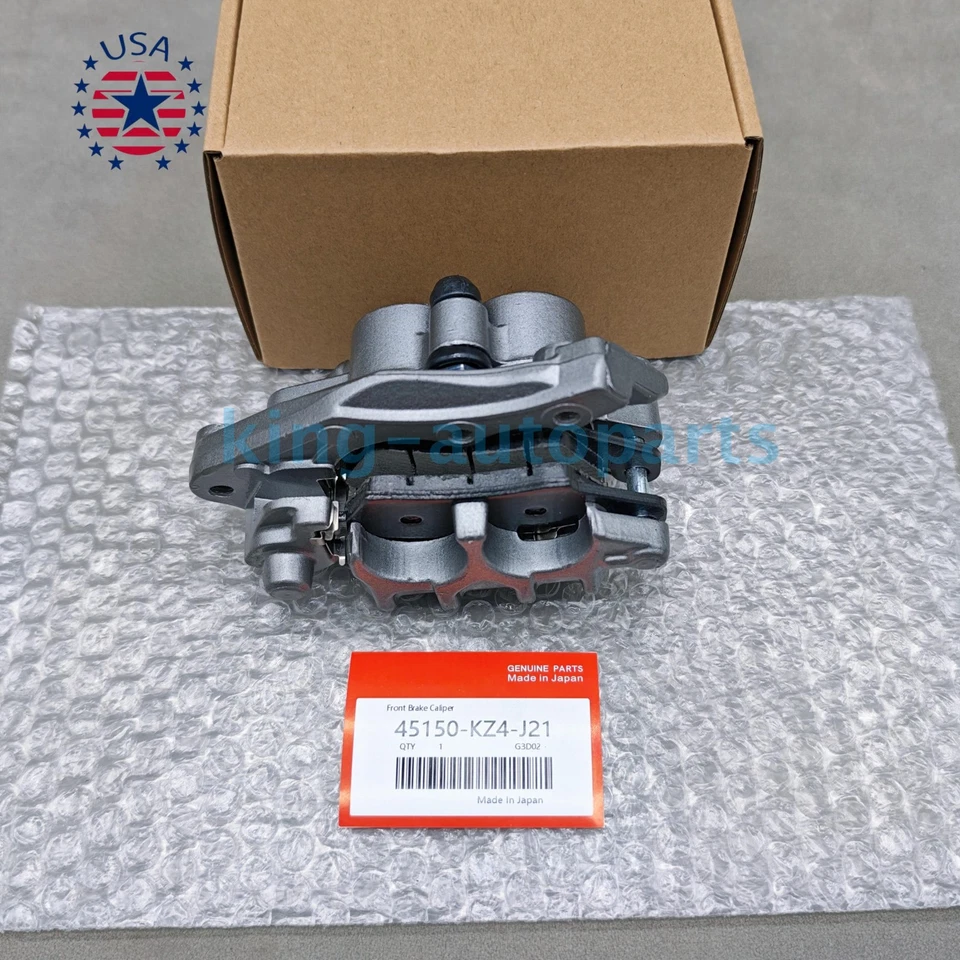 Front Brake Caliper &Pads For Honda CR125R CR250R CR500R 95-05 45150-KZ4-J21 US - Изображение 4 из 4